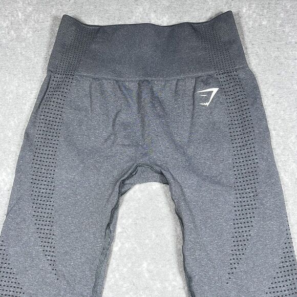 Gymshark Leggings Womens Size Small Gray Athleisure Workout Running Legging - Picture 2 of 12